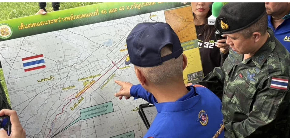 Thailaand Bangun Pagar Perbatasan Sepanjang 10 Km Dekat Kamboja